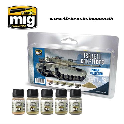 A.MIG7454 ISRAELI CONFLICTS PIGMENT COLLECTION WEATHERING SET